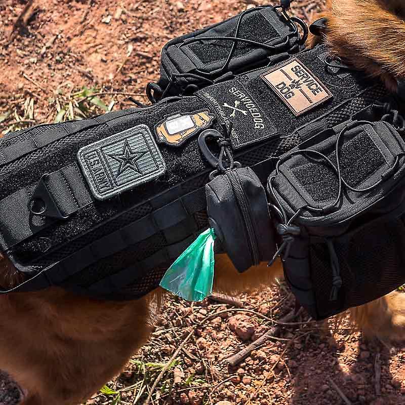 1000D nylon tactical molle dog poop bag