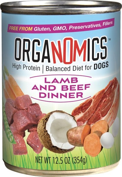 OrgaNOMics Lamb and Beef Dinner Grain-Free Pate Wet Dog Food