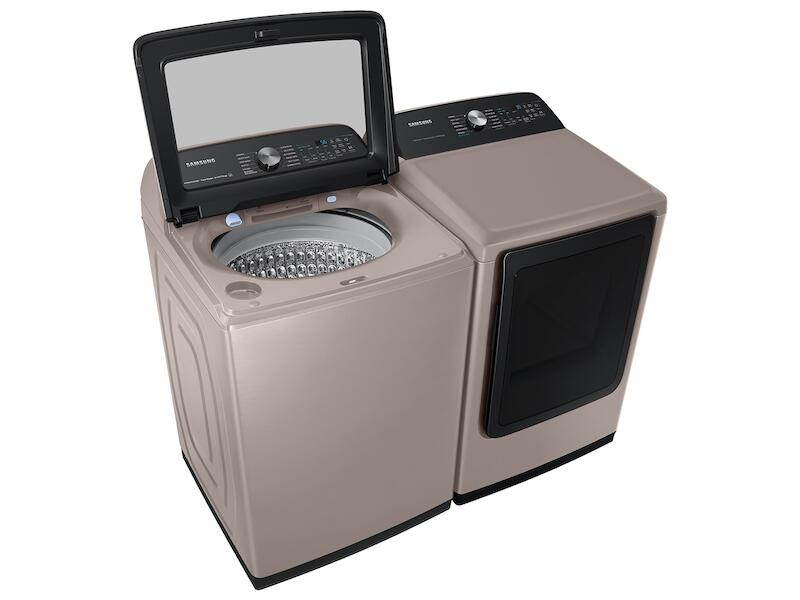 Samsung DVE52A5500C 7.4 Cu. Ft. Smart Electric Dryer With Steam Sanitize+ In Champagne