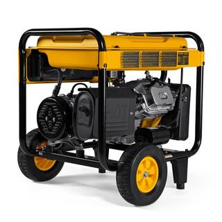 DW 8000-Watt Electric Start Gas-Powered Portable Generator with Idle Control GFCI Outlets and CO Protect DXGNR8000