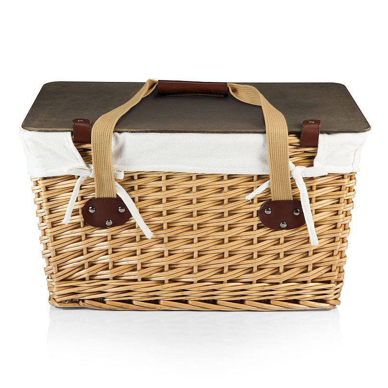 Picnic Time Canasta Grande Willow Picnic Basket