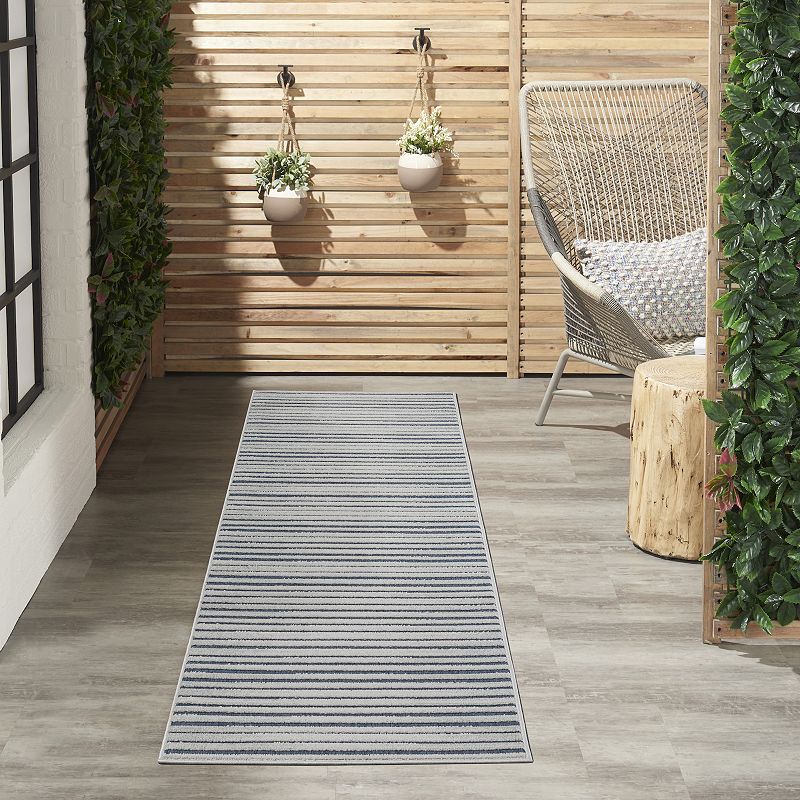 Nourison Calobra Striped Outdoor Area Rug