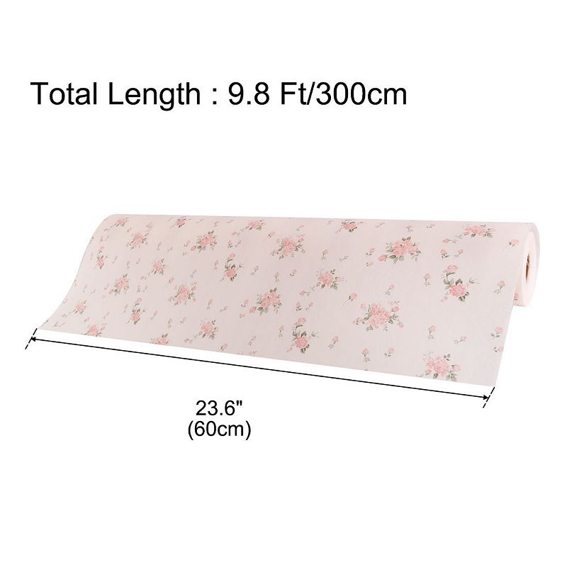 Rose Pattern Drawer Table Mat Drawer Liner Wardrobe Shelf Pad