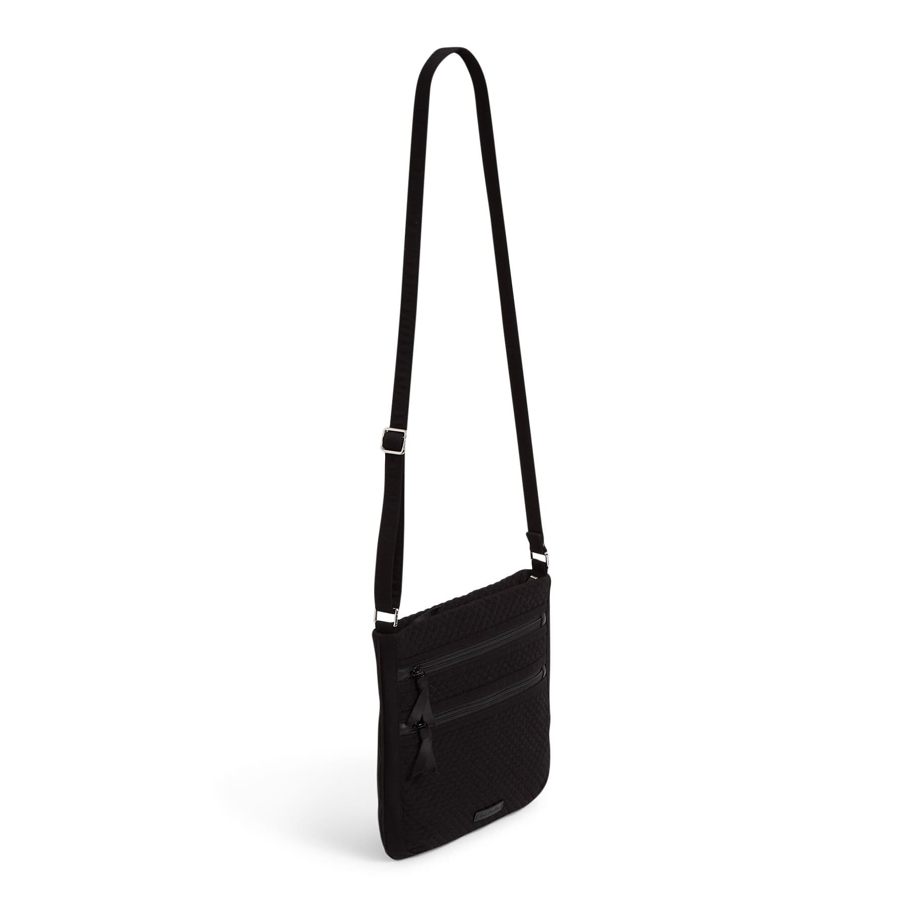 Triple Zip Hipster Crossbody Bag