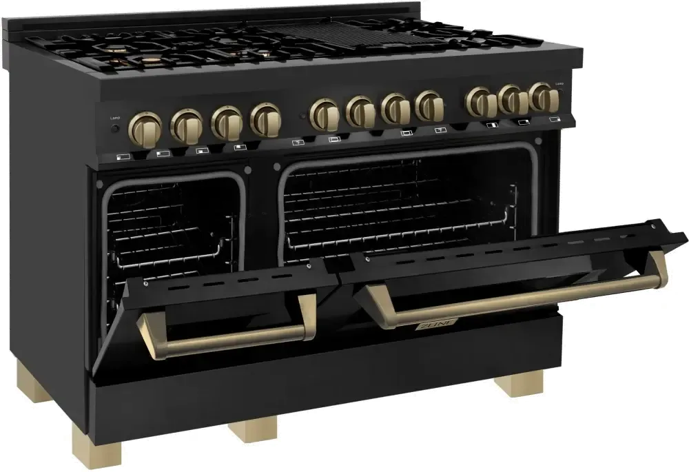 ZLINE Duel Fuel Double Oven Range RABZ-48-CB