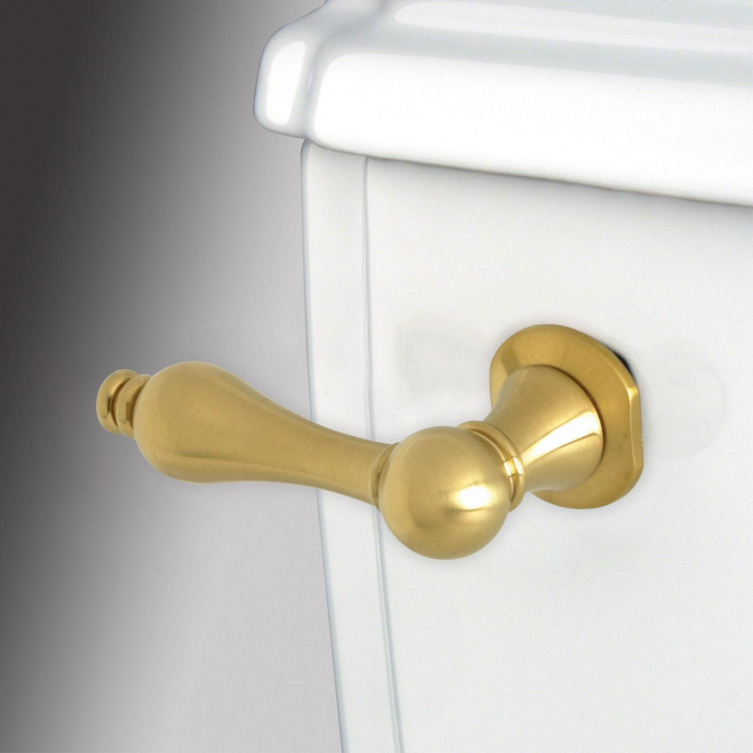 Kingston Brass KTAL7 Victorian Front Mount Toilet Tank Lever， Brushed Brass