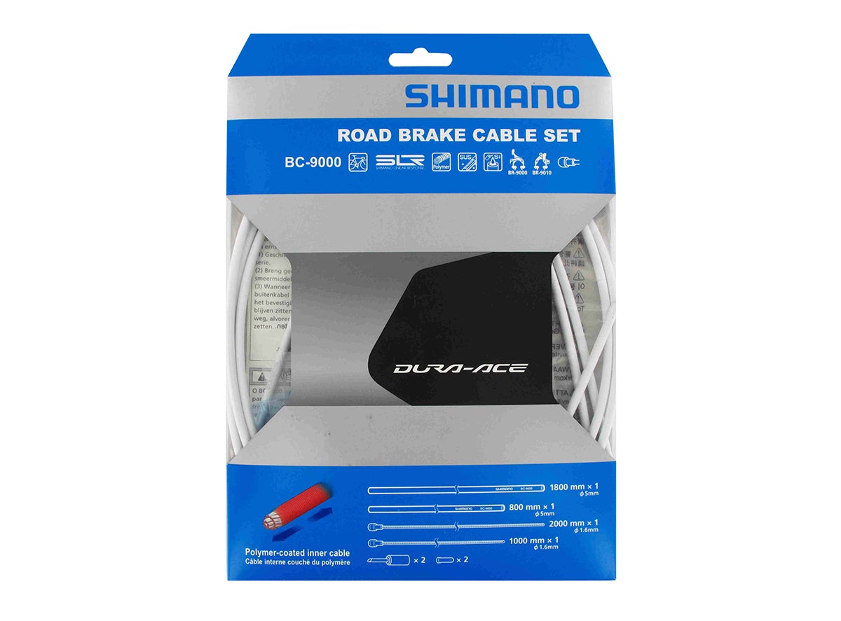 Shimano Dura-Ace 9000 Road Polymer Brake Cable Set - White