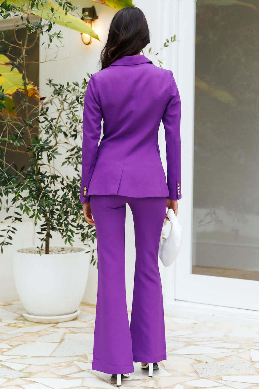 RUNAWAY Amity Blazer Purple