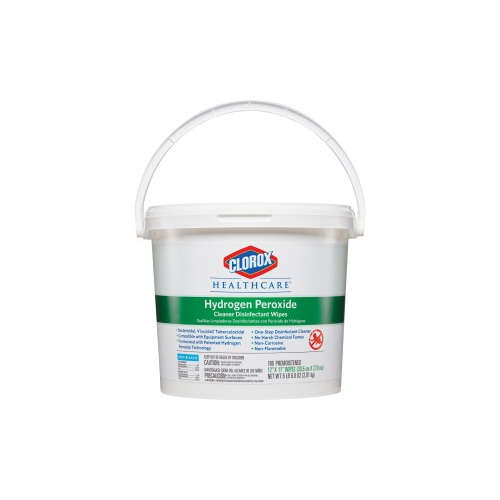 Clorox Healthcare Hydrogen Peroxide Cleaner Disinfectant Wipes  CLO30826