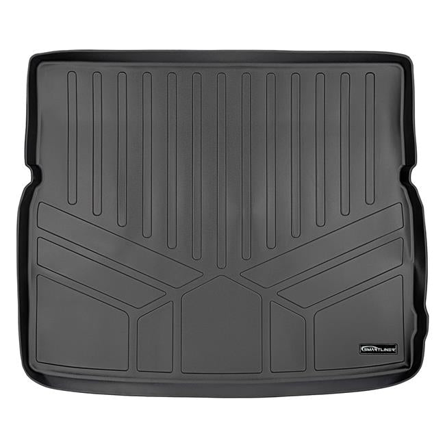 Smartliner SD0203 All Weather Custom Fit Trunk Floor Mat Behind 2nd Row Cargo Liner for 2015-2021 Kia Sedonaand#44; Black