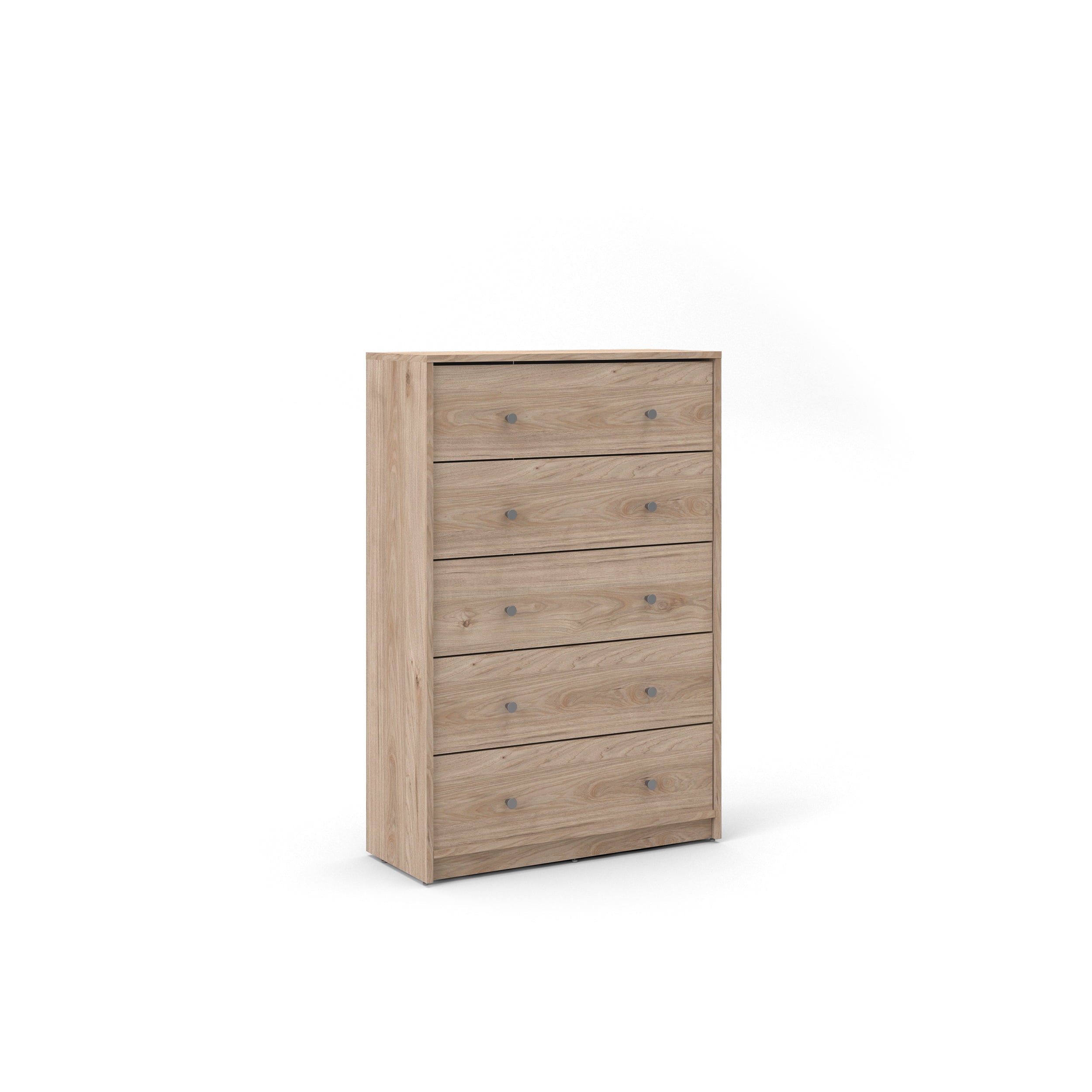 Studio 5 Drawer Chest, Jackson Hickory