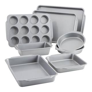 Farberware 8-Piece Gray Nonstick Bakeware Set 47765