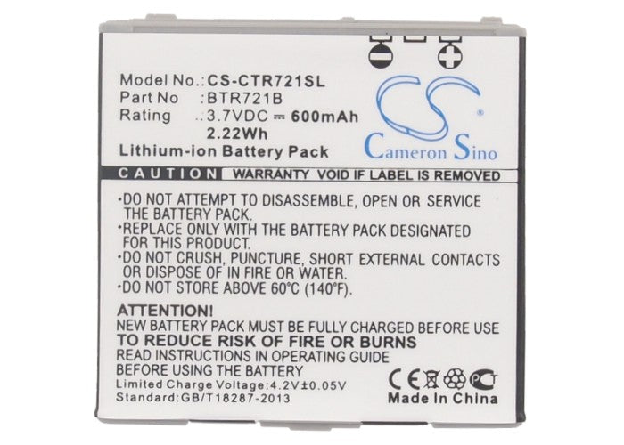 Casio C721 Replacement Battery BatteryClerkcom Mobile Phone