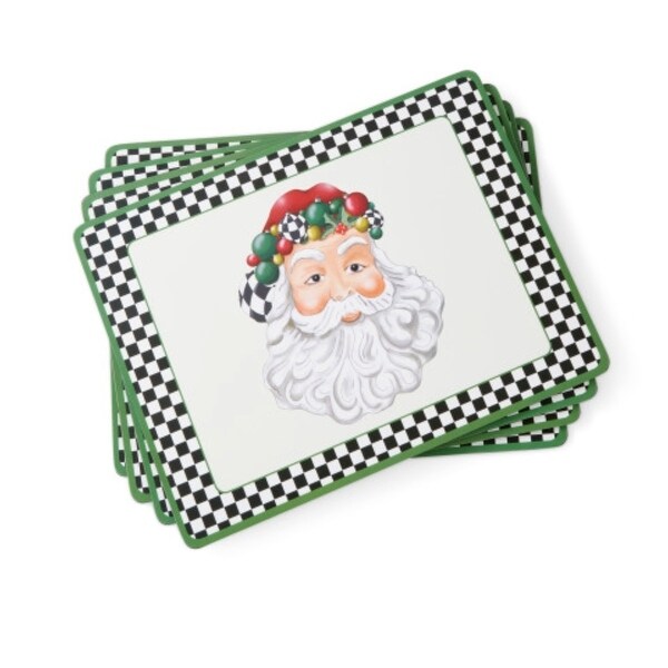 Pimpernel Black and White Christmas Placemats