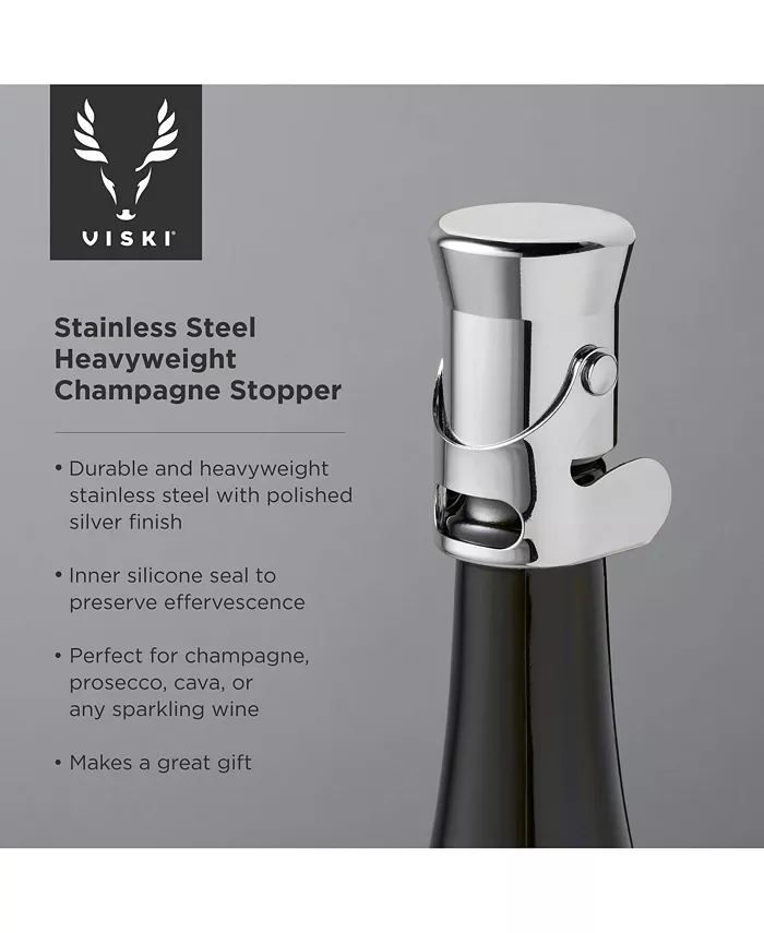 Viski Heavyweight Champagne Stopper