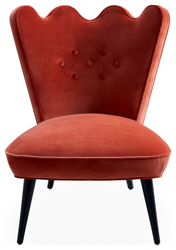 Ripple Slipper Chair   Midcentury   Armchairs And Accent Chairs   by Jonathan Adler  Houzz