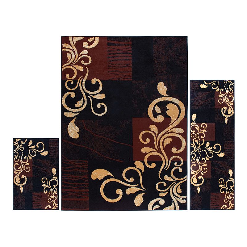 Home Dynamix Ariana Galil 3-Piece Area Rug Set