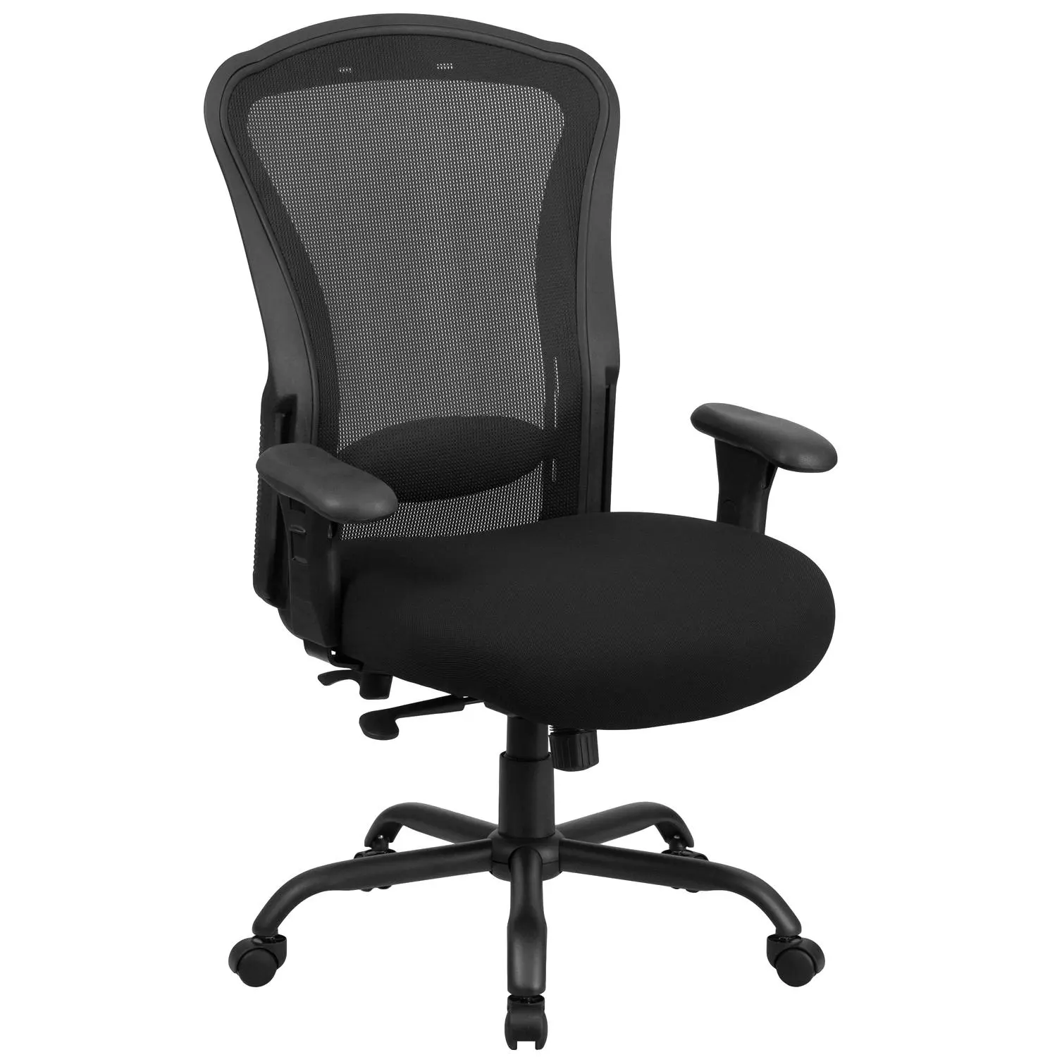 Black Fabric Office Chair