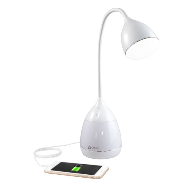 Table Lamp With Mood Color Changing Base includes Led Light Bulb Ottlite