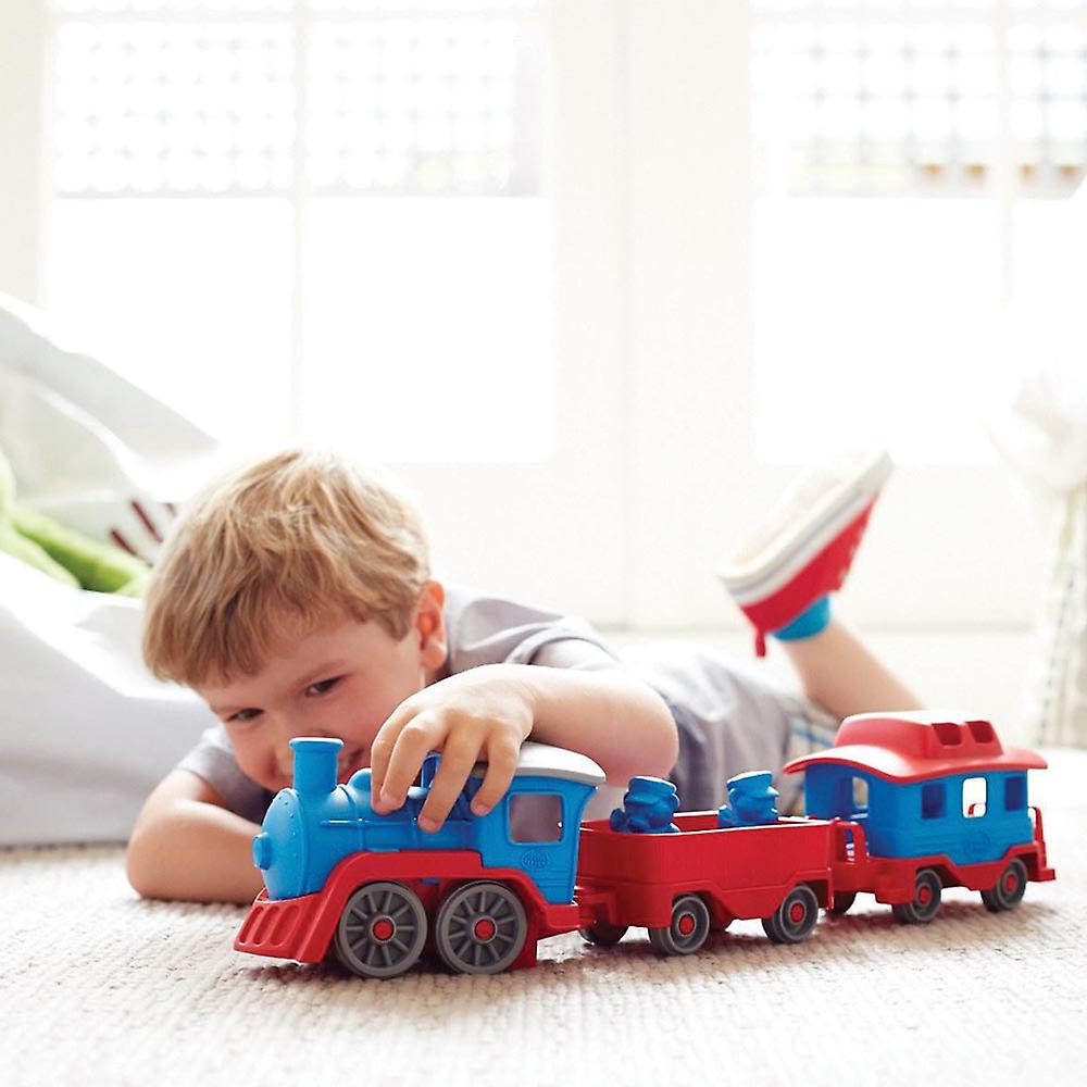 Green Toys Push Along Train Toy BPA Free 100% Recycled Eco Friendly