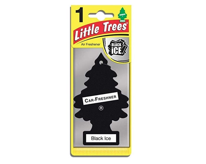 Little Trees Strength Black Ice Air Freshener