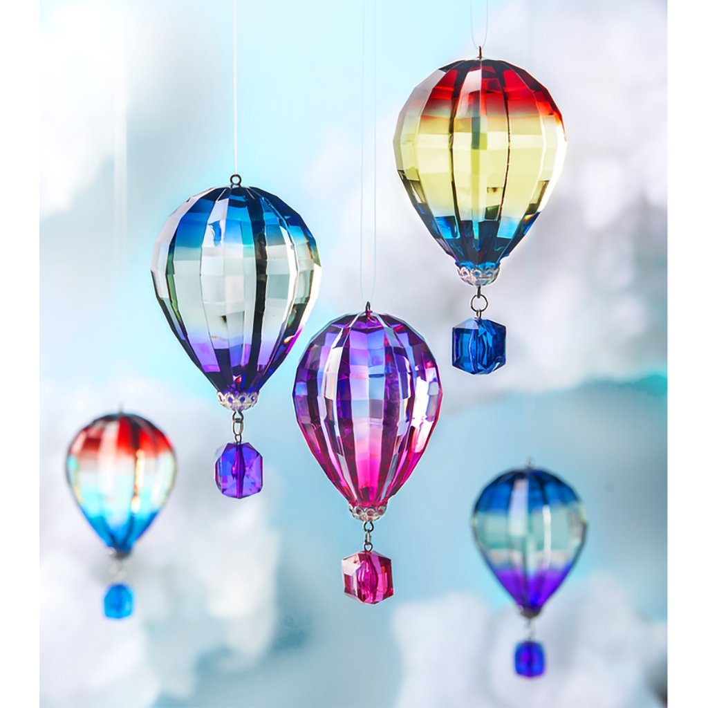 Ganz  Hot Air Balloon Ornament - Assorted 1 at random. Style can not be chosen