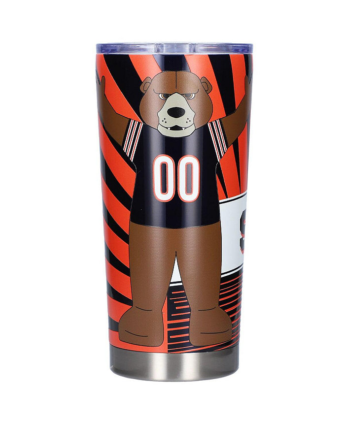 Logo Brands Chicago Bears 20 Oz Stainless Steel Mascot Tumbler