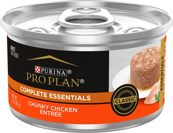 Purina Pro Plan Complete Essentials Classic Chunky Chicken Entree Adult Wet Cat Food