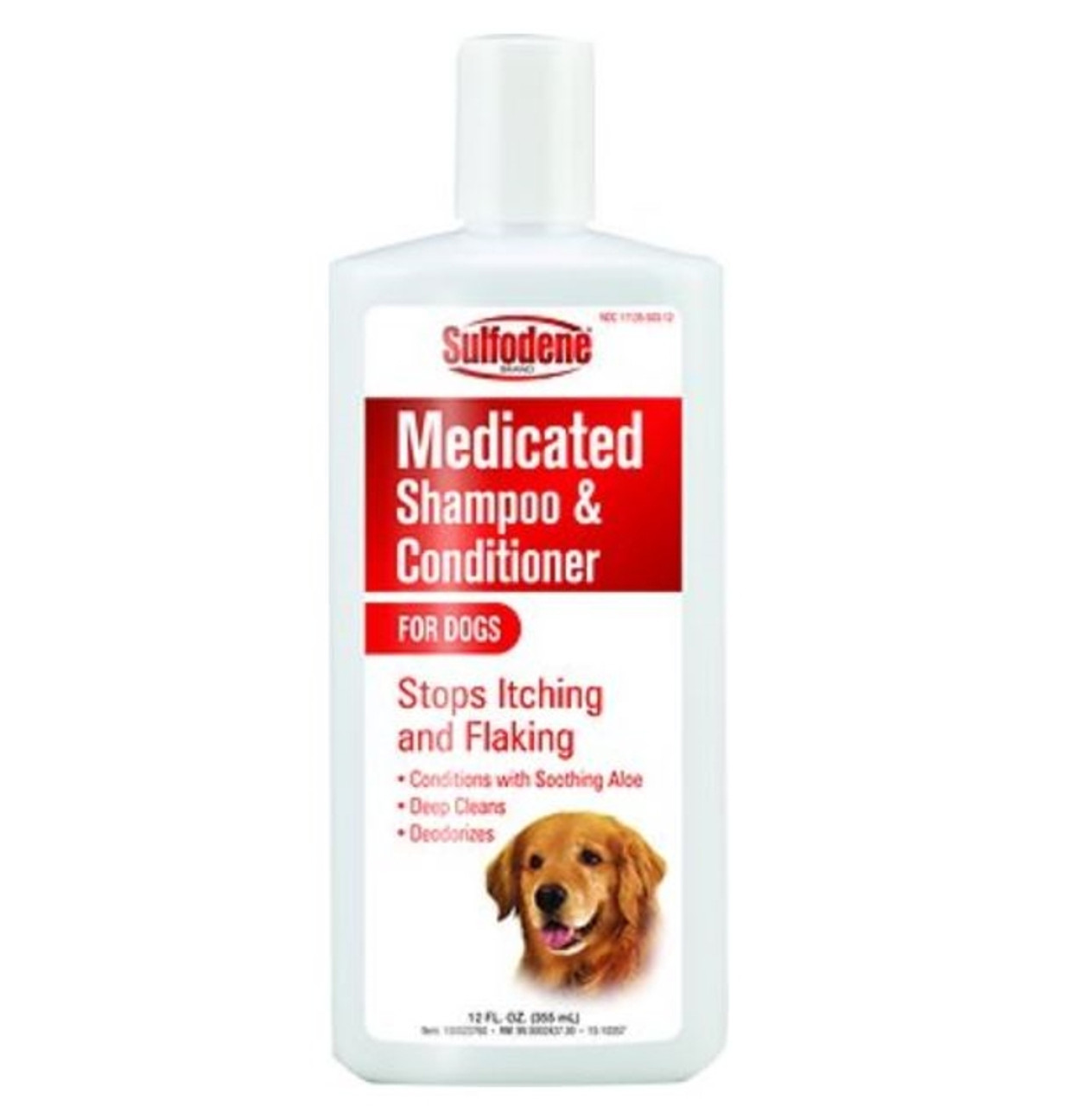 Sulfodene Medicated Dog Shampoo and Conditioner - 12 oz.