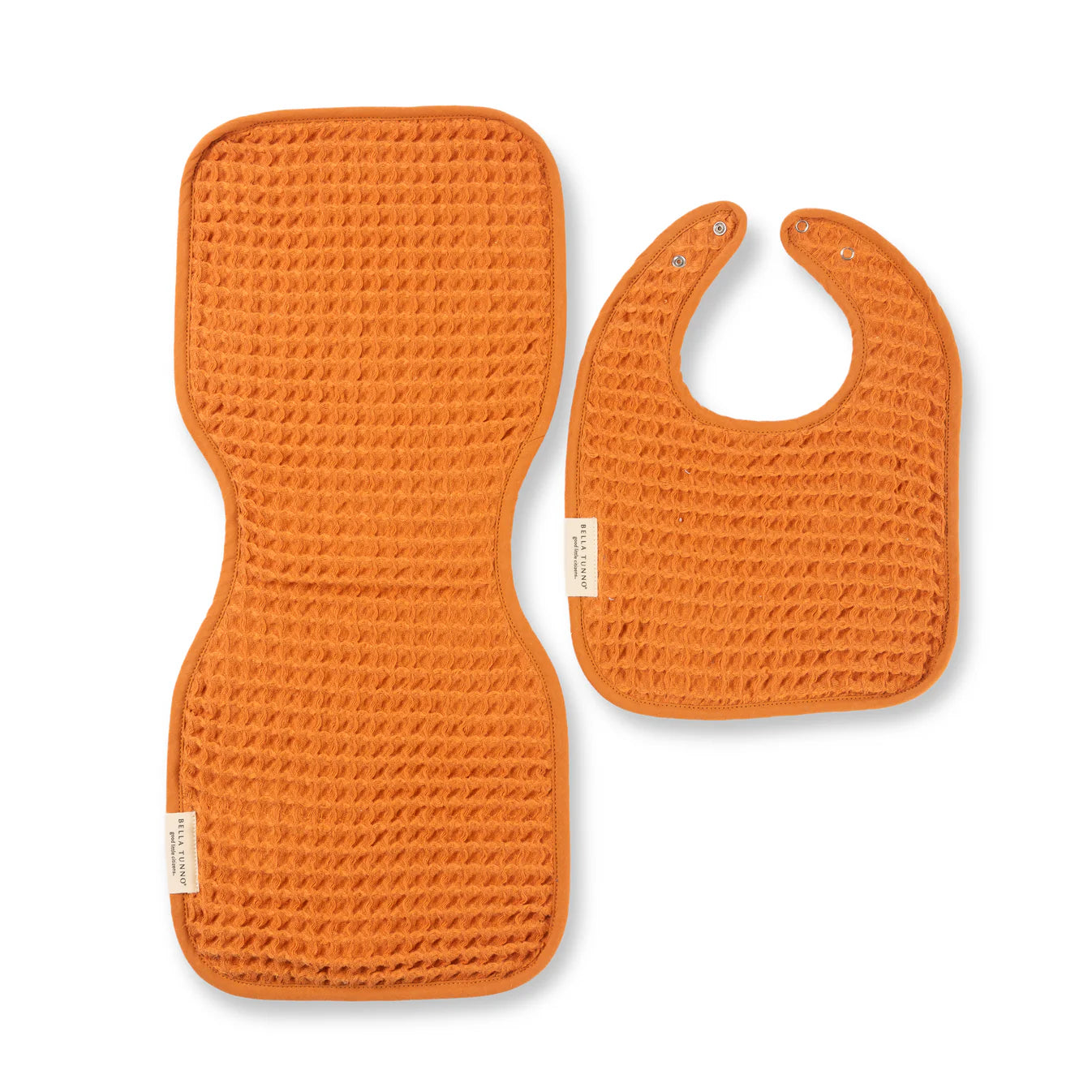 Reversible Bib Burp Pumpkin