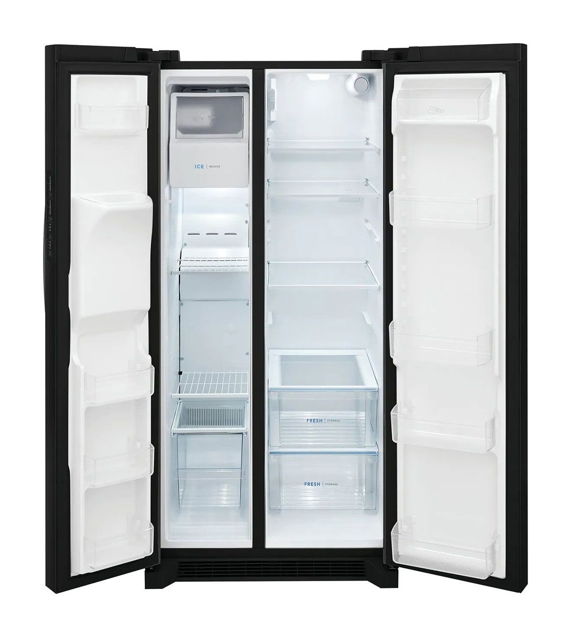 Frigidaire 22.3 Cu. Ft. Black Side-By-Side Refrigerator