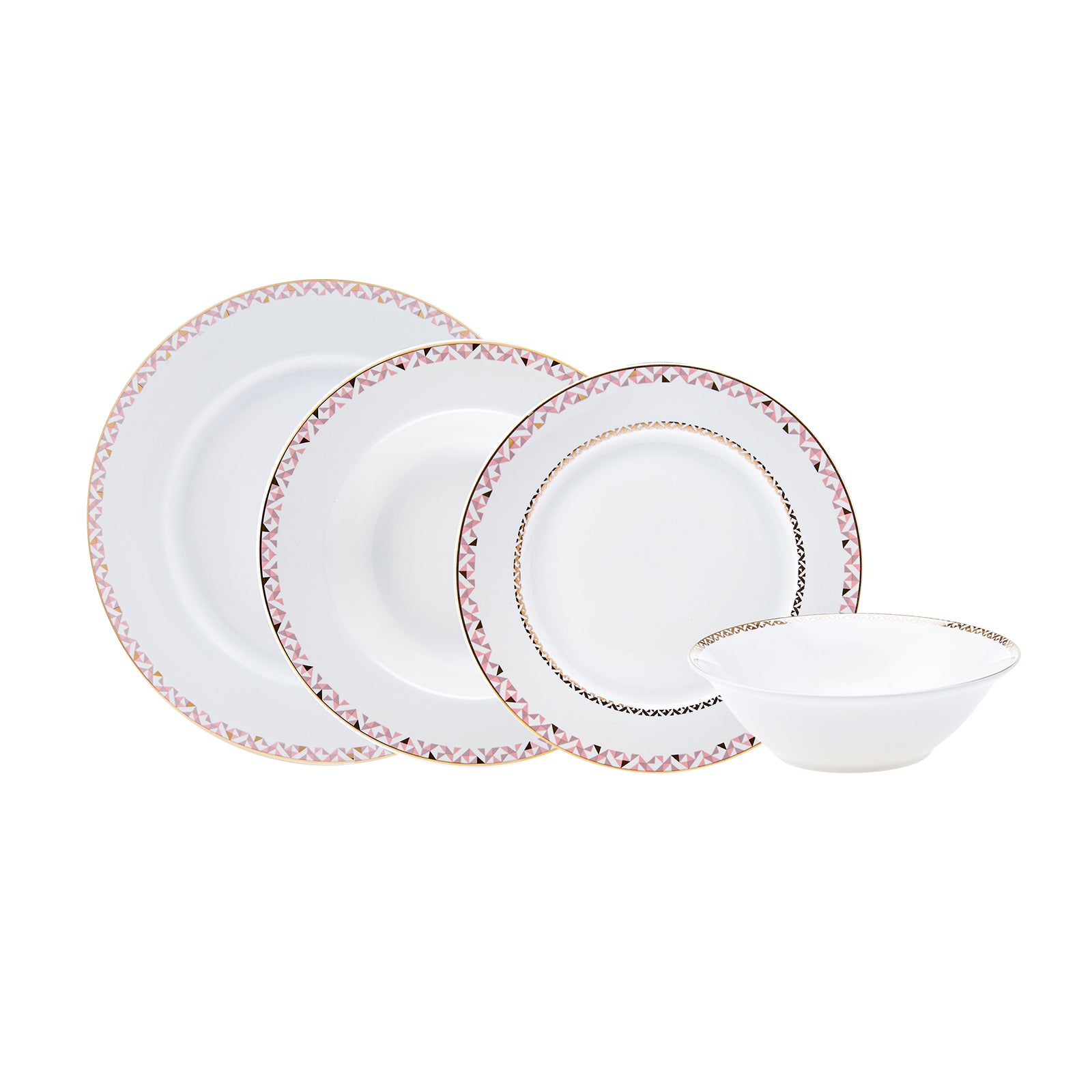 Karaca Lidya 24 Pcs Porcelain Dinnerware Set For 6 Persons 153.03.06.5025