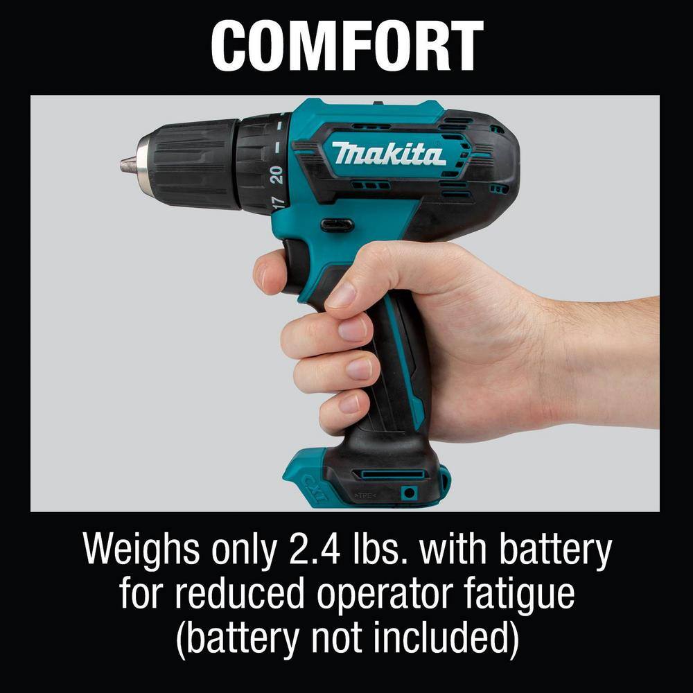 Makita 12V max CXT Lithium-Ion Cordless 38 in. Driver Drill (Tool-Only) FD09Z