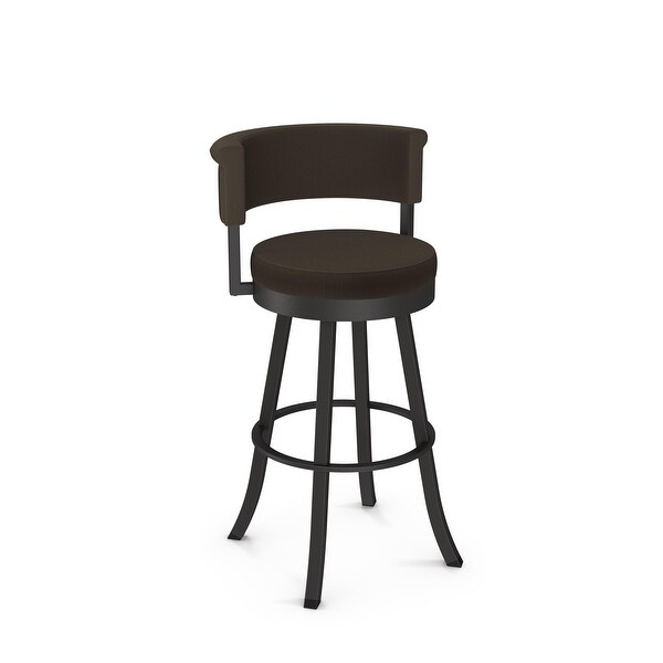 Amisco Americo Swivel Counter and Bar Stool