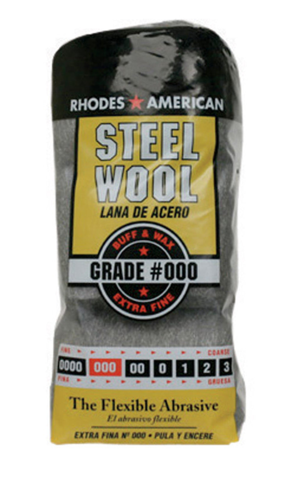 STEEL WOOL PAD #000 12PK