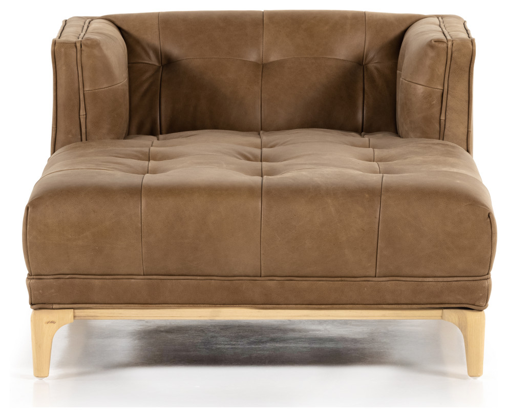 Dylan Chaise Lounge  Palermo Drift   Contemporary   Indoor Chaise Lounge Chairs   by Four Hands  Houzz