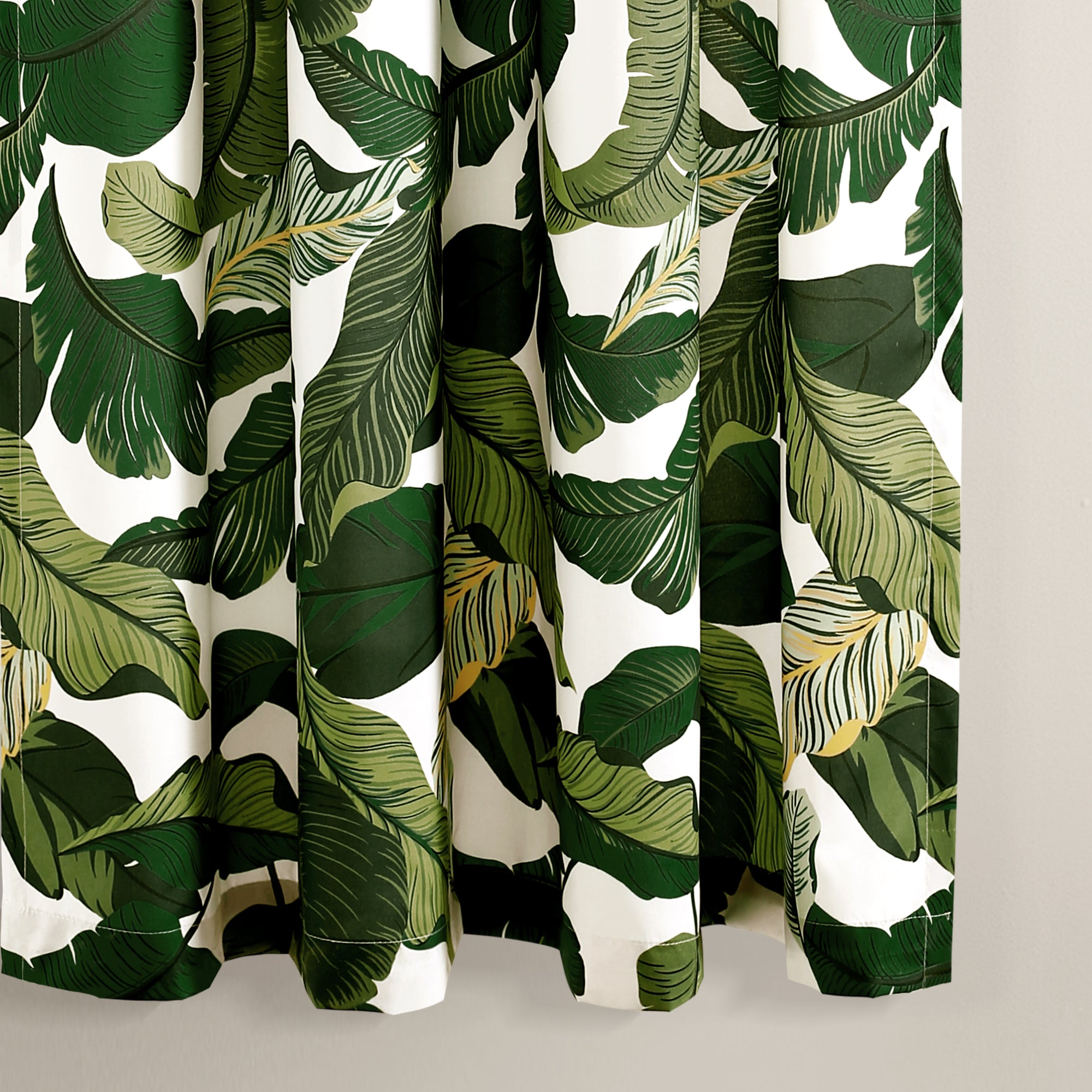 Tropical Paradise Window Curtain Panel Set