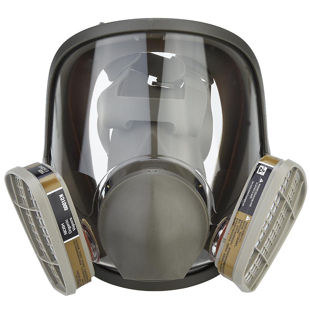 Full Face Respirator Set Cover Facepiece Gas Mask For Painting Welding Disinfection