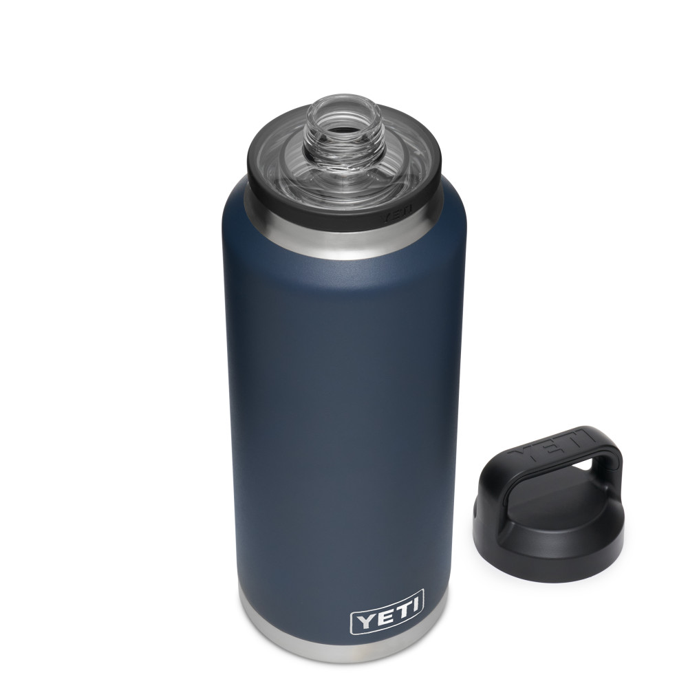 Yeti Rambler Bottle with Chug Cap 46oz， Navy