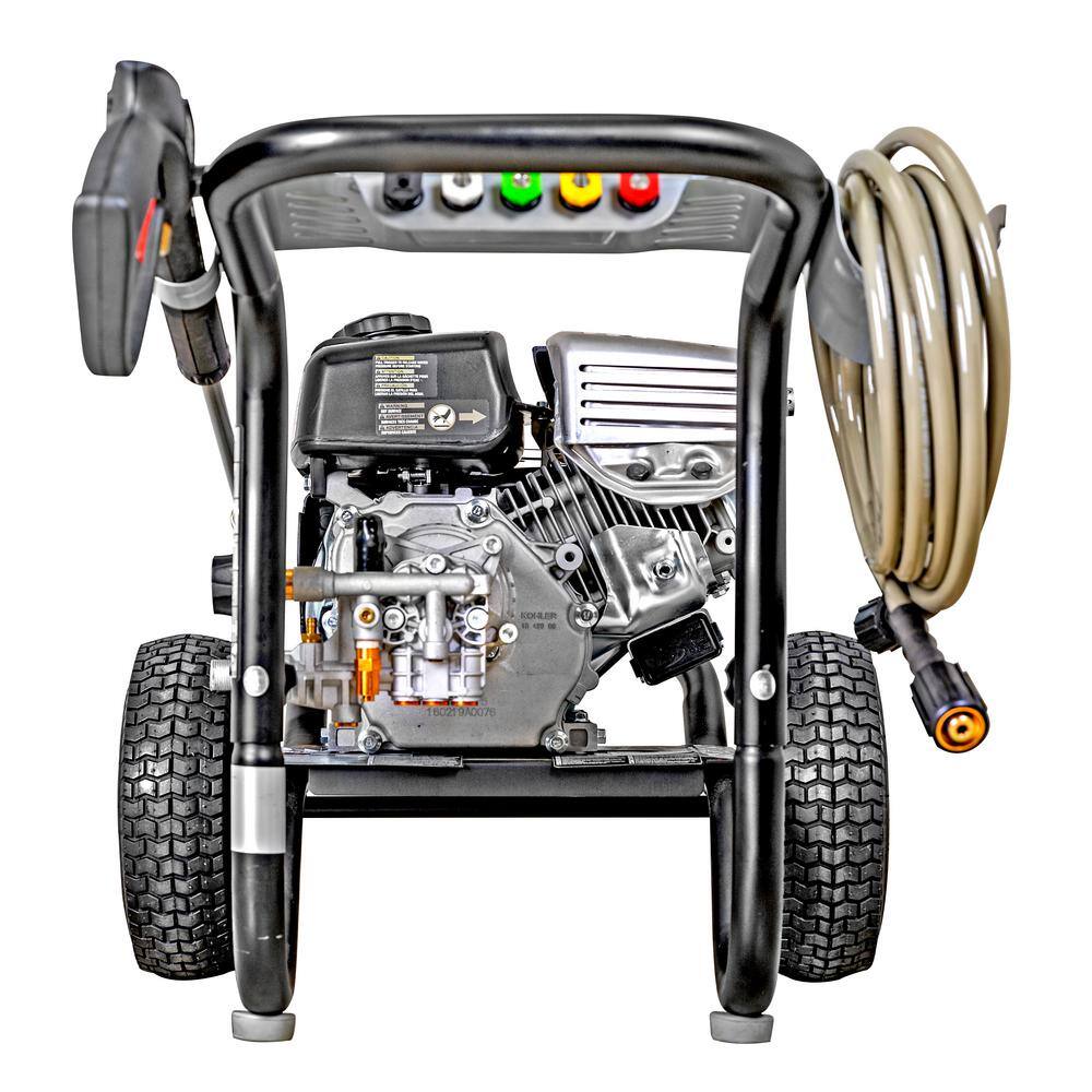 SIMPSON MegaShot 3100 PSI 2.4 GPM Gas Cold Water Pressure Washer with KOHLER RH265 Engine MS60763-S