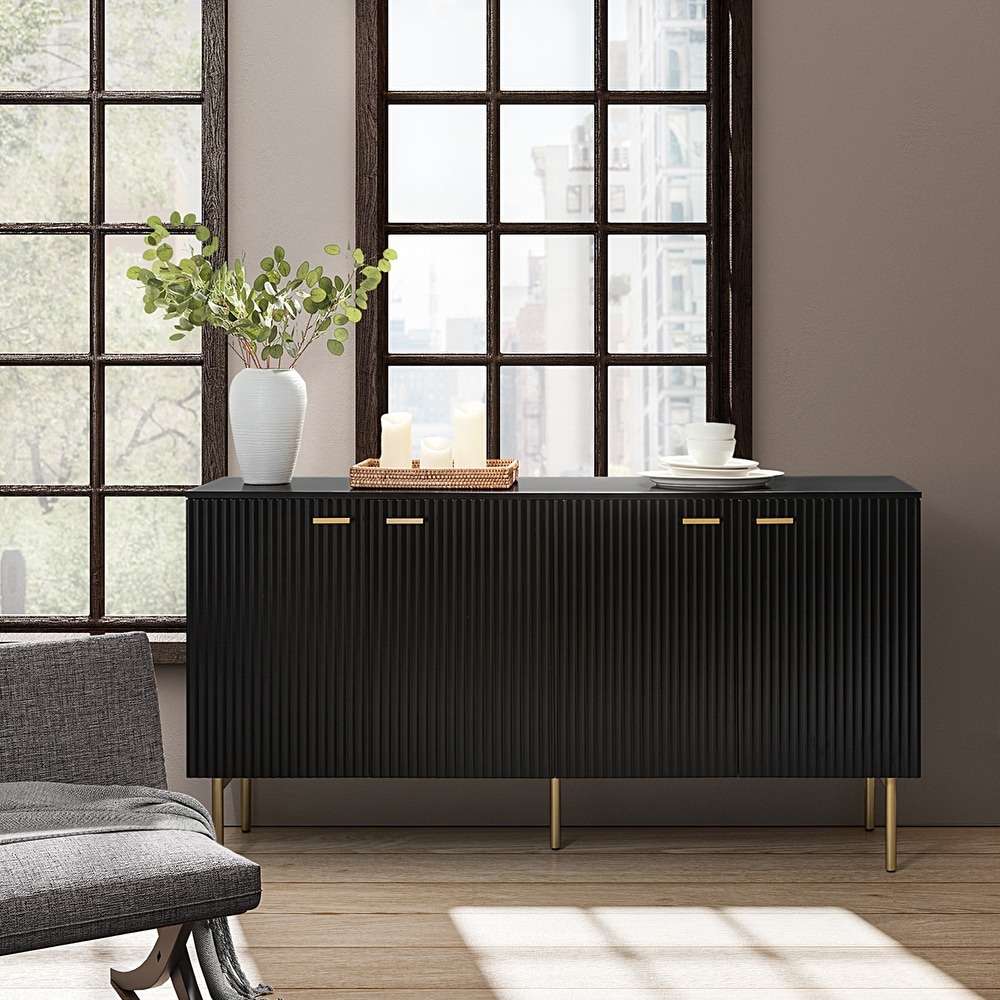 Gilb Modern Storage Sideboard with Adjustable Shelves By HULALA HOME