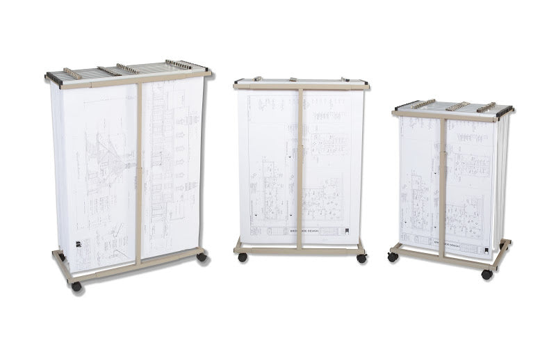 Alvin BPR05912 Mobile Rack for Blueprints BatteryClerkcom Office