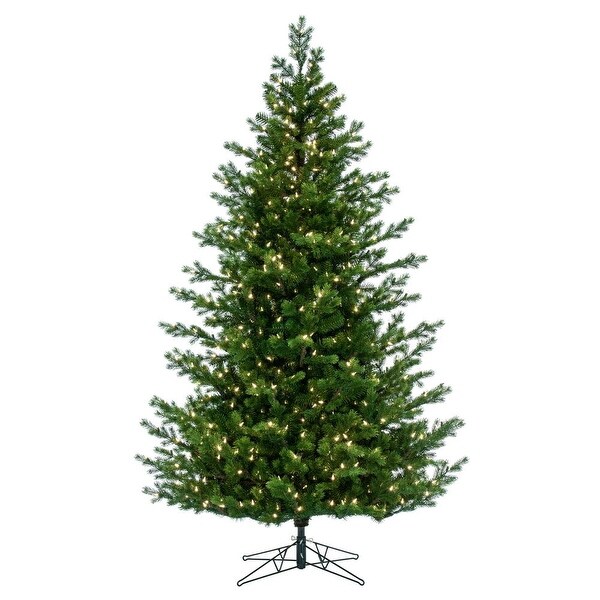 Vickerman 7.5' x 55 Eagle Fraser Full Artificial Christmas Tree，Warm White Duralit LED Lights