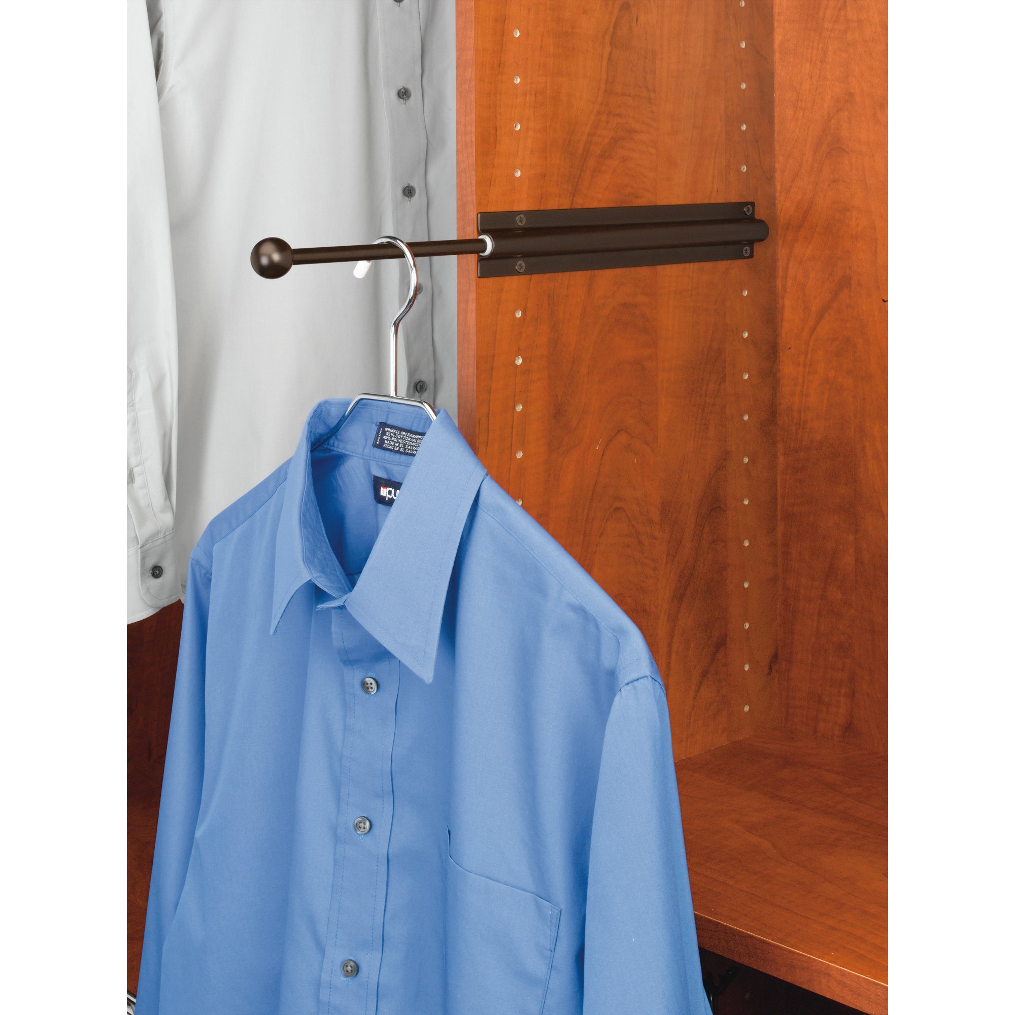 Rev-A-Shelf CVL-12-ORB 12-Inch Extendable Metal Closet Valet Clothes Rod， Bronze