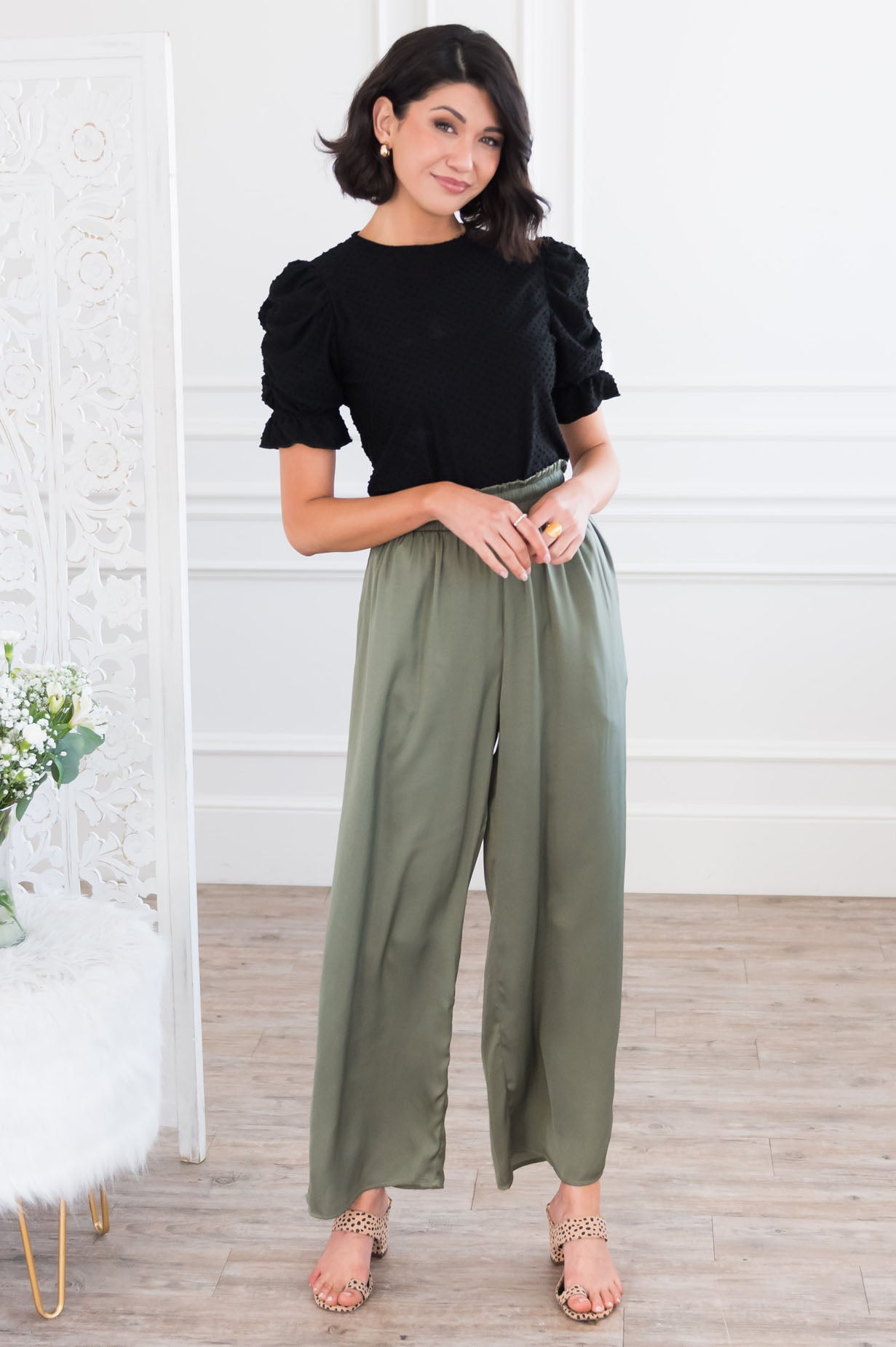 Beautiful Day Modest Wide Leg Pants