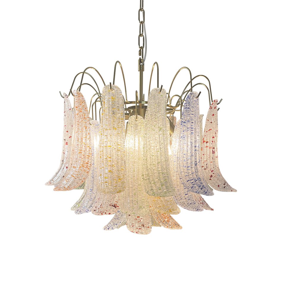 Venini Colorful Murano Glass Chandelier