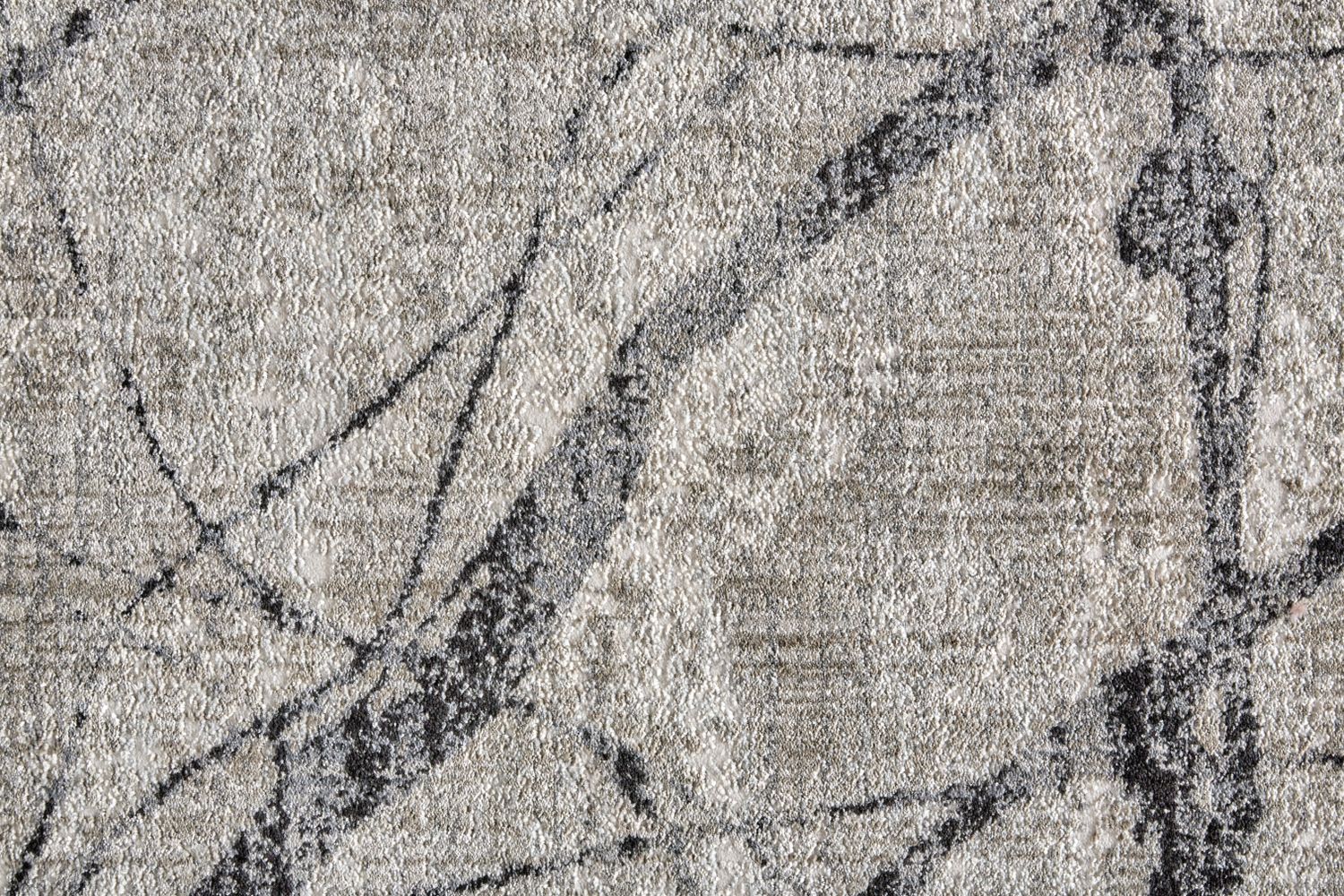 Kiba Warm Gray and Charcoal Rug by BD Fine