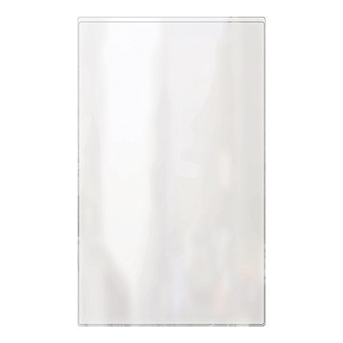 H Risch Clear Vinyl Menu Covers， Single 8-1/2