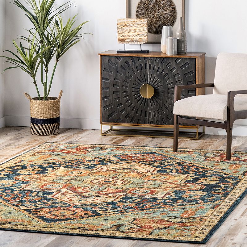 nuLoom Tabetha Tribal Medallion Area Rug