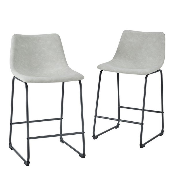 Designs Bar Stool， Black， Set of 2